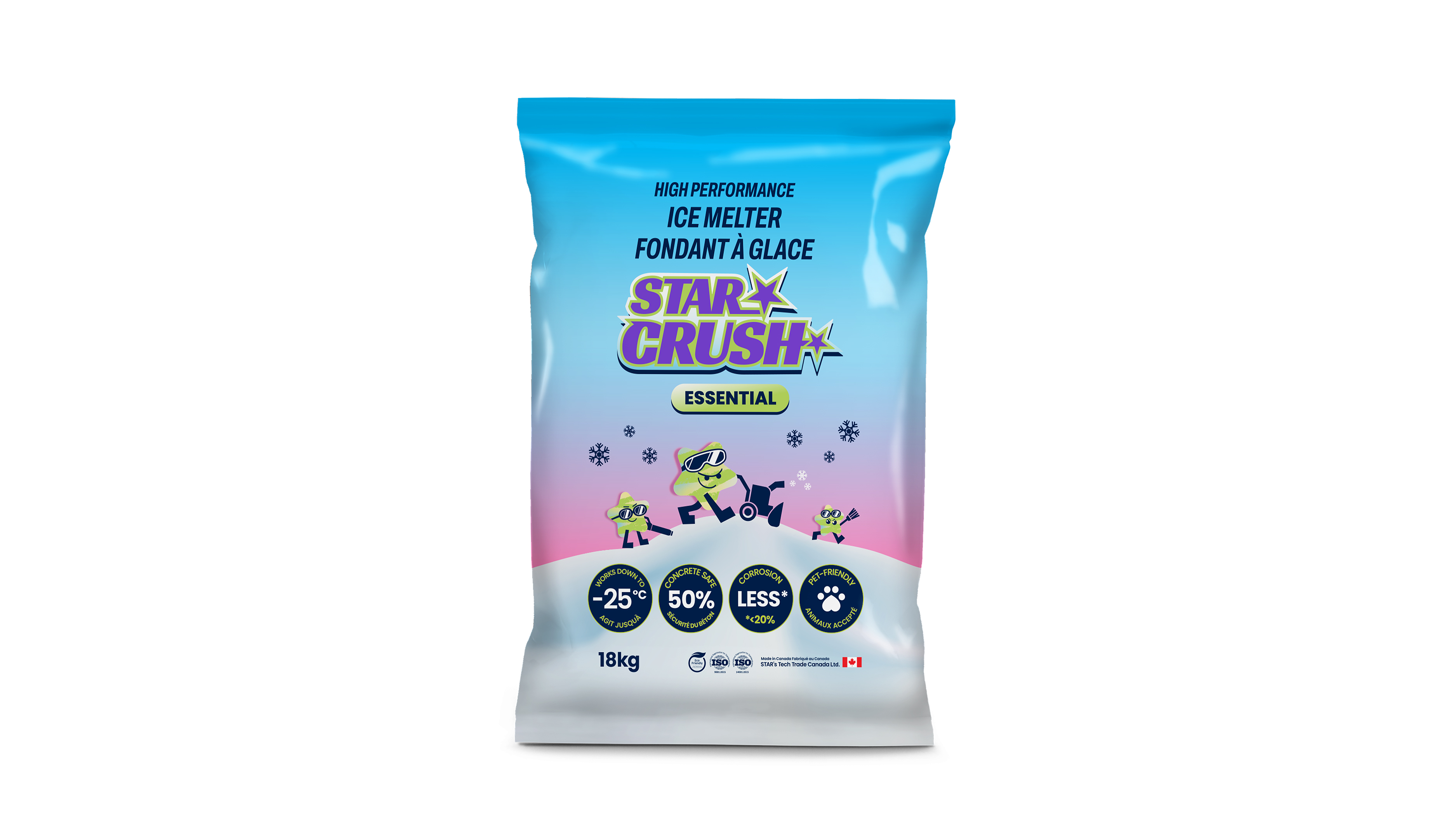 STAR CRUSH Essential 18 kg ice melter bag
