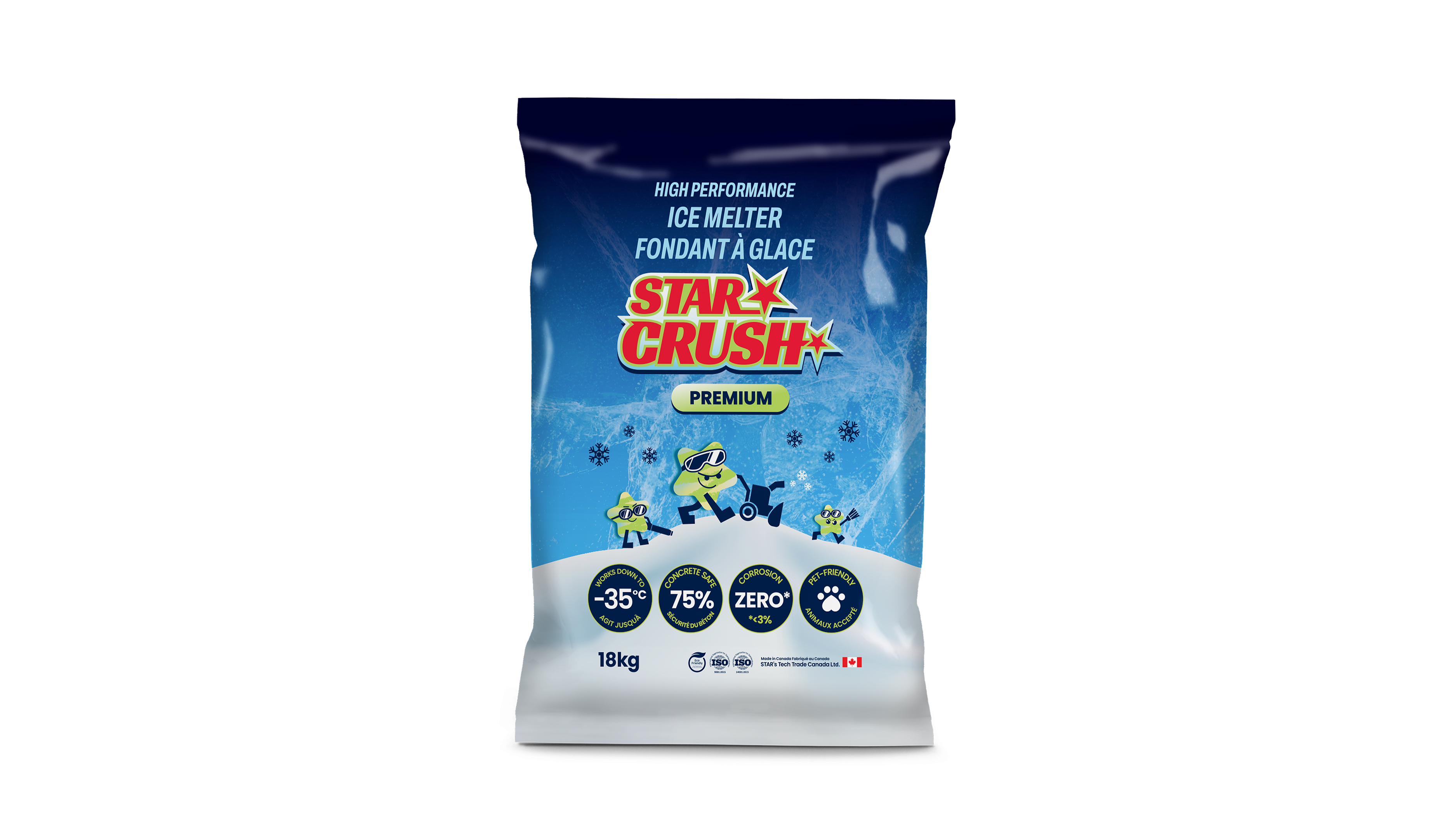 STAR CRUSH Premium 18 kg ice melter bag